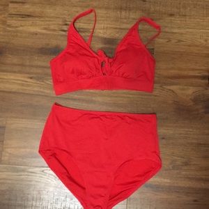 High waisted bikini